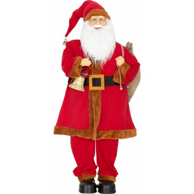 HOMCOM Vánoční dekorace Santa Claus 120 cm | červený – Hledejceny.cz
