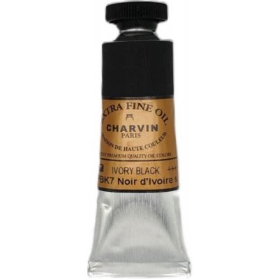 Charvin olejová barva extra Fine 20 ml ivory black 206 – Sleviste.cz