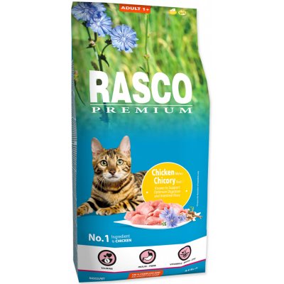 Rasco Premium Cat Adult Chicken Chicori Root 7,5 kg – Zboží Mobilmania