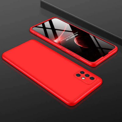 Pouzdro SES Ochranné 360° celotělové plastové Xiaomi Redmi Note 10S - červené