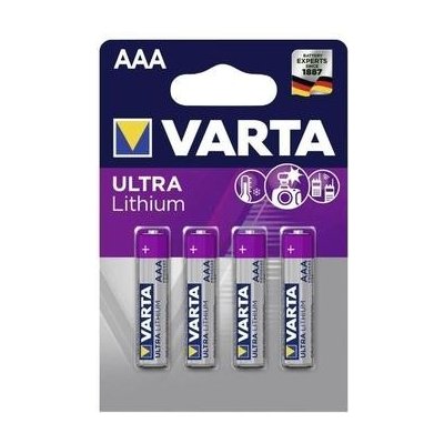 VARTA ULTRA LITHIUM AAA 4ks 6103 – Sleviste.cz