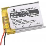 Li-Pol baterie 700mAh, 3.7V, 802535 – Zboží Živě