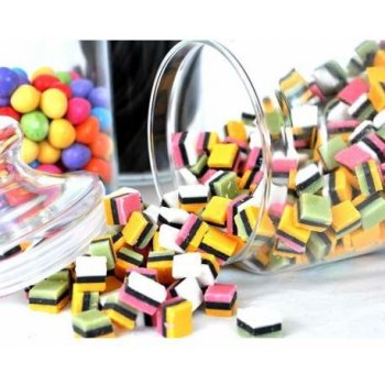 The Candy Plus Sweet Lékořicové pendrekové kostky lékorky 1Kg