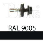 KLIMAS Samovrtný šroub TEX 4,8 x 19 černý RAL 9005 – Sleviste.cz