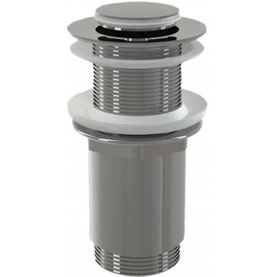 Alcaplast - A394 - Výpust umyvadlová CLICK/CLACK G 5/4" bez přepadu, malá zátka, kov, chrom-lesk – Hledejceny.cz