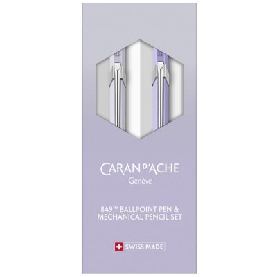 Caran dAche 849 Blooming Lavender 8490.707 sada kuličkového pera a mechanické tužky – Zboží Živě