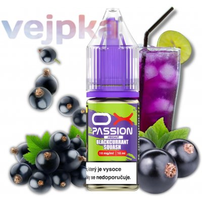 Oxva OX Passion Salts Blackcurrant Squash 10 ml 20 mg – Hledejceny.cz