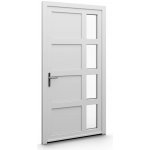 Aluplast vchodové dveře jednokřídlé bílá/bílá 80 x 180 cm rozložení výplně 20 – Hledejceny.cz