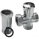mezikus s ventilem pro připojení pračky 3/4" x 3/4" x 3/4" – Sleviste.cz