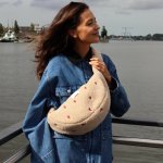 Studio Noos crossbody taška Mini Teddy Ecru Hearts – Hledejceny.cz