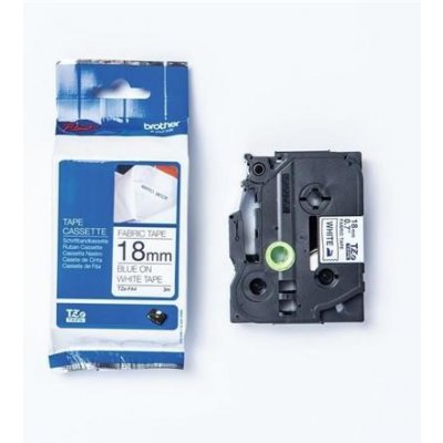 Brother TZE-FA4 bílá / modrá; TZEFA4 – Zboží Živě