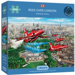 GIBSONS Red Arrows nad Londýnem 1000 dílků