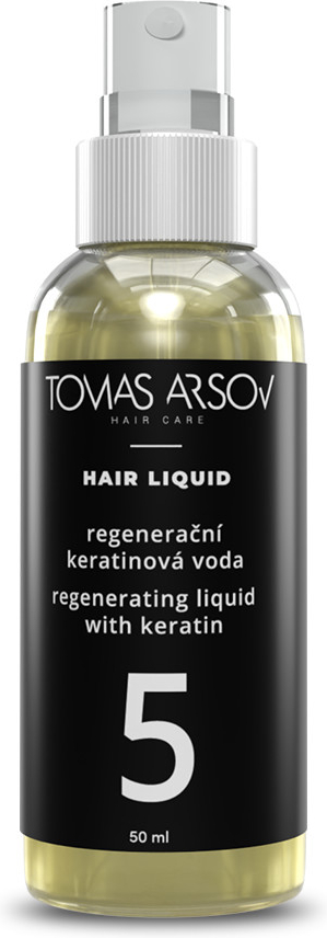 TOMAS ARSOV HAIR LIQUID keratinová regenerační voda 200 ml 50 ml