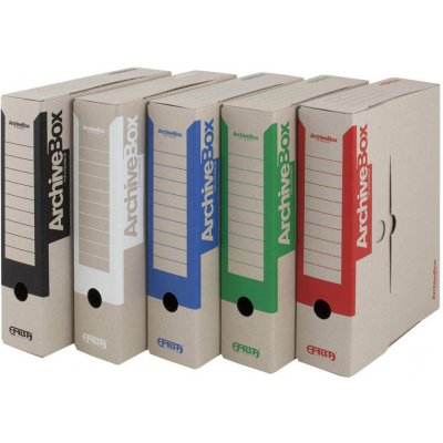 Emba Colour archivační krabice černá 330 x 260 x 75 mm – Zboží Živě