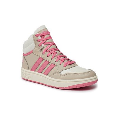 adidas Hoops Mid 3.0 Shoes Kids IF7739 béžová – Zboží Mobilmania