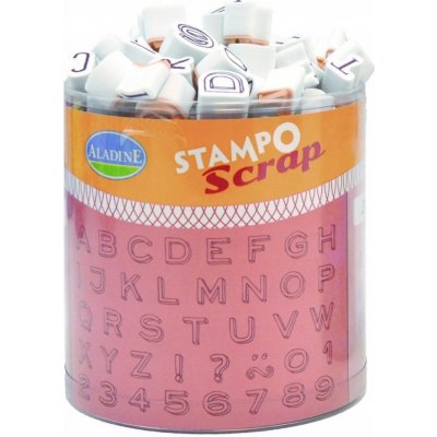 Aladine Razítka Stampo Scrap Tři mini abecedy – Zboží Mobilmania