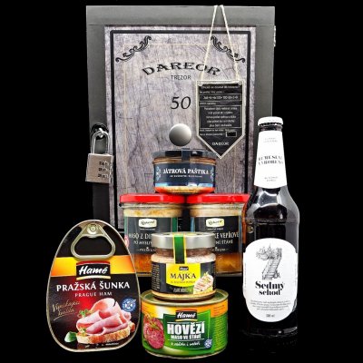 Trezor dárková bedna s potiskem plná masa – Zboží Dáma