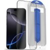 Tvrzené sklo pro mobilní telefony AlzaGuard 2.5D Glass EasyFit DustFree 2 Pack pro iPhone 16 Pro Max s instalačním rámečkem AGD-EFD15