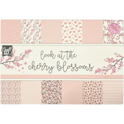 Creative Craft Group Sada jednostranných papírů Look at the Cherry Blossoms (230g/m2,24 listů) 11,5×16,5cm – Hledejceny.cz