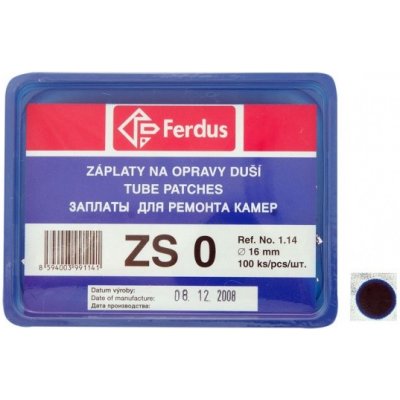 Ferdus záplata ZS 16 mm 1 ks