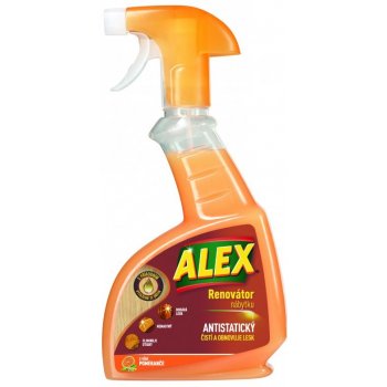 Alex sprej čistič na laminátový a dřevěný nábytek pomeranč 375 ml