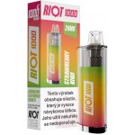 RIOT 1000 Strawberry Kiwi 20 mg 1000 potáhnutí – Hledejceny.cz