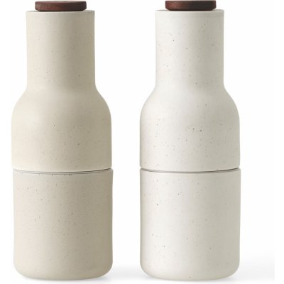 Audo Copenhagen Bottle Ceramic Sand Walnut Lid 2 ks – Zboží Mobilmania