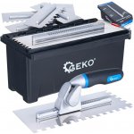 GEKO Hladítko nerez zubové 280×115 mm, sada 8 dílů - G02288 – Zboží Mobilmania