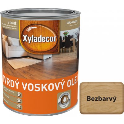 Xyladecor Tvrdý voskový olej 2,5 l bezbarvý – Sleviste.cz