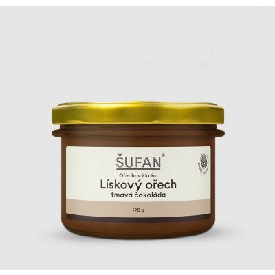 Šufan Lískový ořech s tmavou čokoládou 190 g – Zboží Dáma