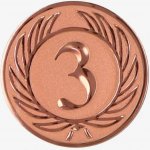 Emblém 50mm "číslo 3" bronzový 1065003 – Zboží Mobilmania
