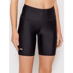 Under Armour tréninkové šortky dámské hladké high waist černá – Zboží Mobilmania