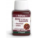 MedPharma Beta karot.10.000 m.j.Panth.+ Paba 37 kapslí – Hledejceny.cz