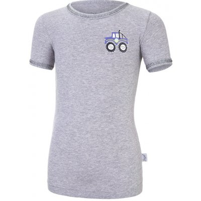 Little Angel Tričko tenké obrázek Outlast šedý melír – Zboží Dáma