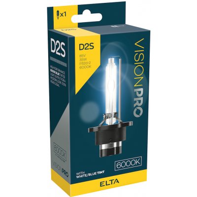 Xenonová výbojka 85V 35W D2S P32d-2 6000K VisionPro – Hledejceny.cz