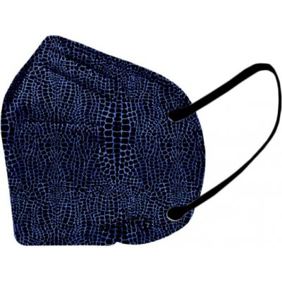 Nanolion Mask Český ultratenký Nano respirátor supreme protection FFP2 Modrá krokodýlí kůže 5 ks – Zboží Mobilmania