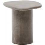 Kave Home Macarella 83 x 66 cm Šedý cementový zahradní stolek – Hledejceny.cz
