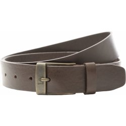 Lee Logo Buckle kožený opasek Hnědý LP655024