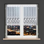 Dekorační metrážová vitrážová záclona SIMONKA bílá výška 90 cm různé rozměry MyBestHome Rozměr: 190 cm – Zboží Mobilmania