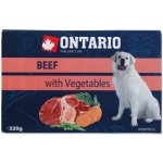 Ontario Adult Dog Beef with vegetable 320 g – Sleviste.cz