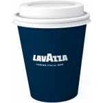 Lavazza papírový kelímek s víčkem na kávu modrý 80 ml – Sleviste.cz