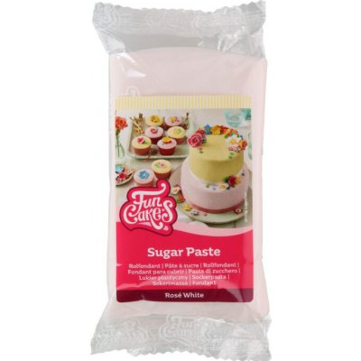FunCakes Potahovací hmota růžově bílá 250 g – Sleviste.cz