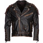 Brixton pánská kožená bunda Křivák Live To Ride černá – Sleviste.cz