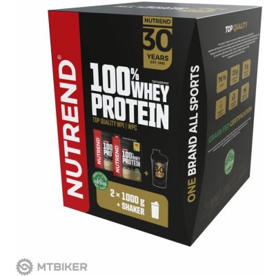 NUTREND 100% Whey Protein 2000 g – Hledejceny.cz
