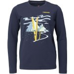 Head SION Dětské triko s dlouhým rukávem tmavě modrá – Sleviste.cz