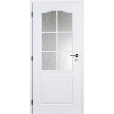 Doornite Socrates 80 L, 846 × 1983 mm, lakované, levé, bílé, prosklené C1M1W2.80L1.XC