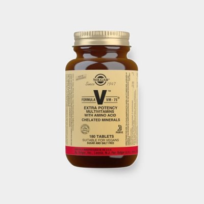 Solgar Formule VM-75 jednička mezi multiVitamíny 180 tablet