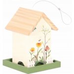 Garden & Fun Krmítko pro ptáky závěsné 18 x 18 x 25 cm dřevěné – Hledejceny.cz