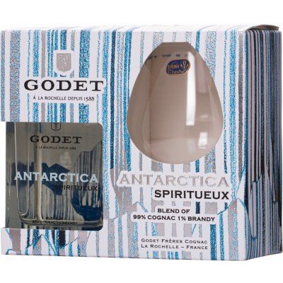 Godet Antarctica 40% 0,5 l (dárkové balení 1 sklenice) – Zboží Dáma