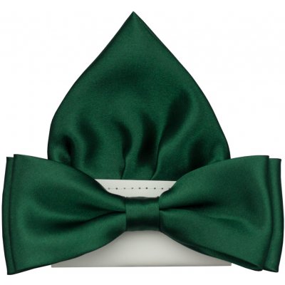 Quentino pánský lesklý s kapesníčkem PMSK68L smaragdově zelený – Zboží Mobilmania